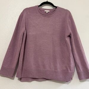 Ella Moss Lavender Crew Neck Sweater. Sz M.
